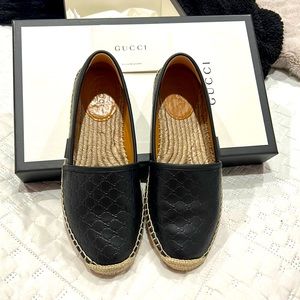 Original Gucci espadrilles black